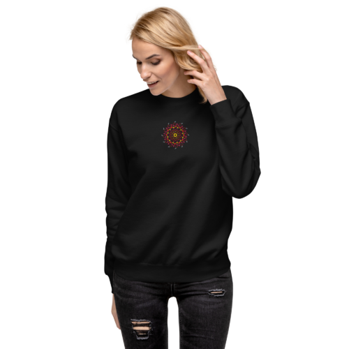Mandala Embroidery Sweatshirt
